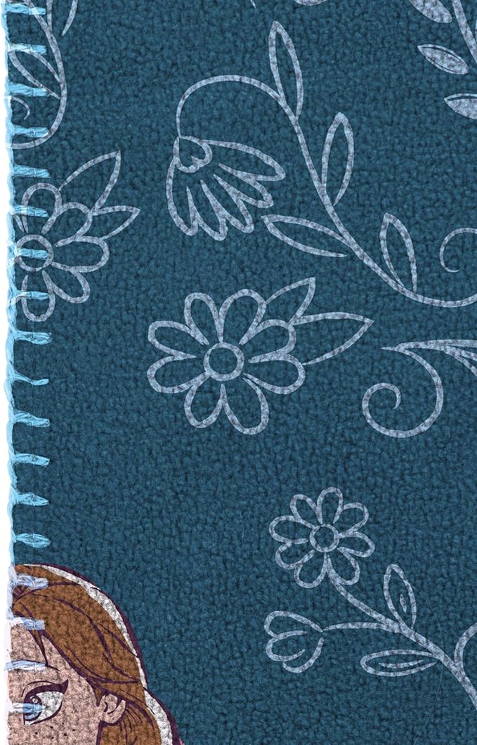 Jay Franco Kids Plush Throw Blanket – Soft & Cozy Fleece Throw for Bedroom & Couch Décor, Official Licensed Product, Blue - Frozen, 40x50 - Travel Blanket