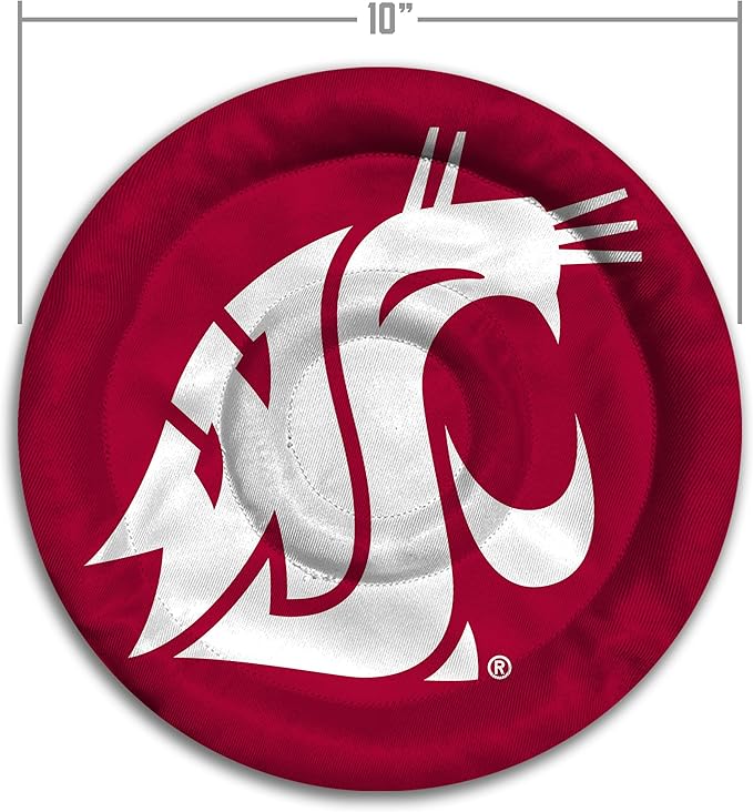 YouTheFan NCAA Washington State Cougars Flimzee Bean-Bag Flying Disc