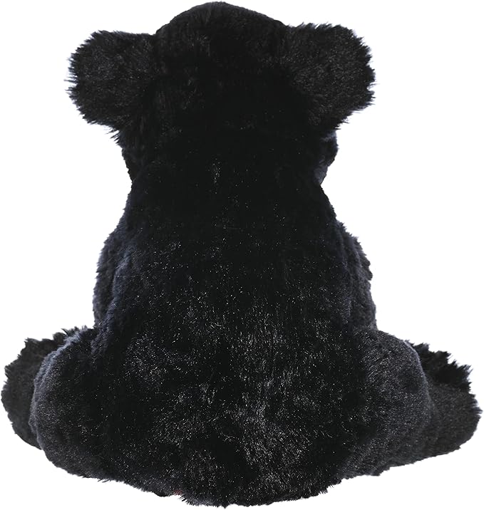 Wild Republic Black Bear Plush, Stuffed Animal, Plush Toy, Gifts for Kids, Cuddlekins 12 Inches