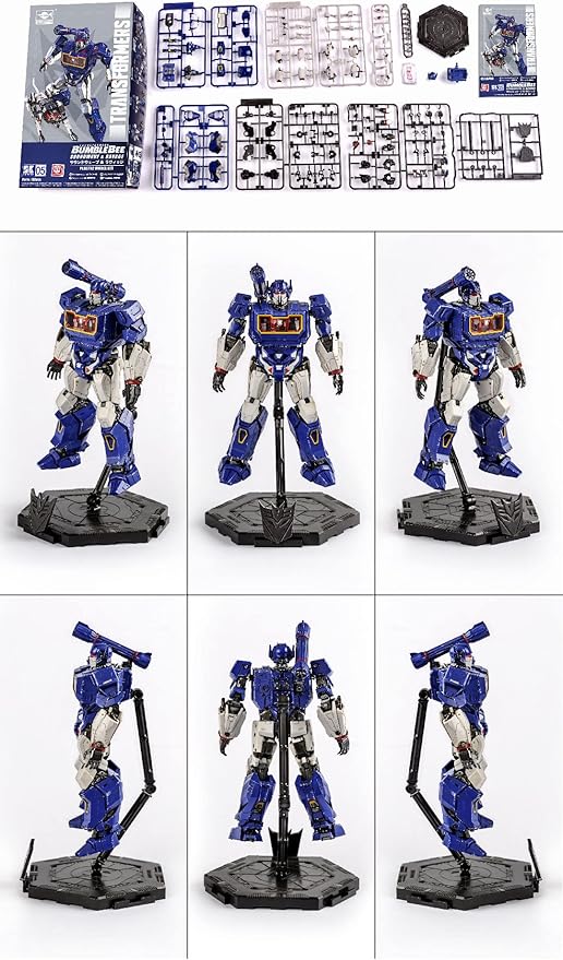 PARKHO Soundwave Ravage Figure Model Kit – Cybertron 3D Articulated Action Easy to Assemble Pre Painted Collectible Series Toys Hobby 08112