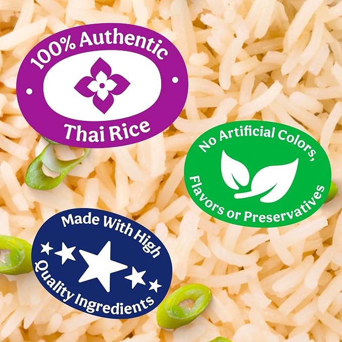 BEN'S ORIGINAL Ready Rice Jasmine Rice, Easy Dinner Side, 8.5 OZ Pouch (Pack of 6)