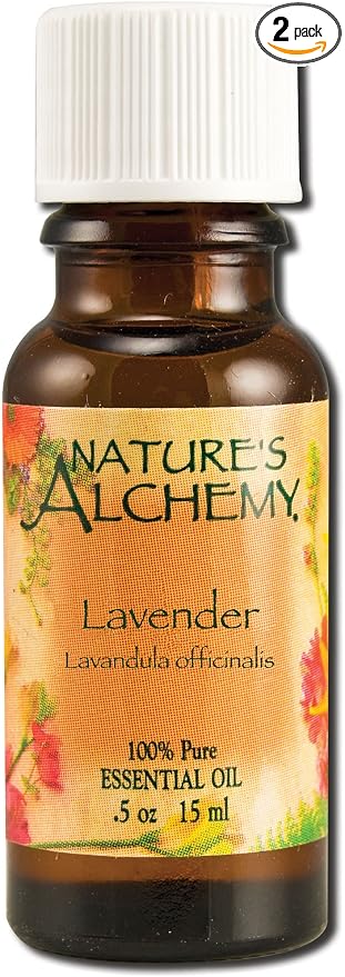 Nature's Alchemy Essential Oil, Lavender 0.5 oz (Pack of 2)
