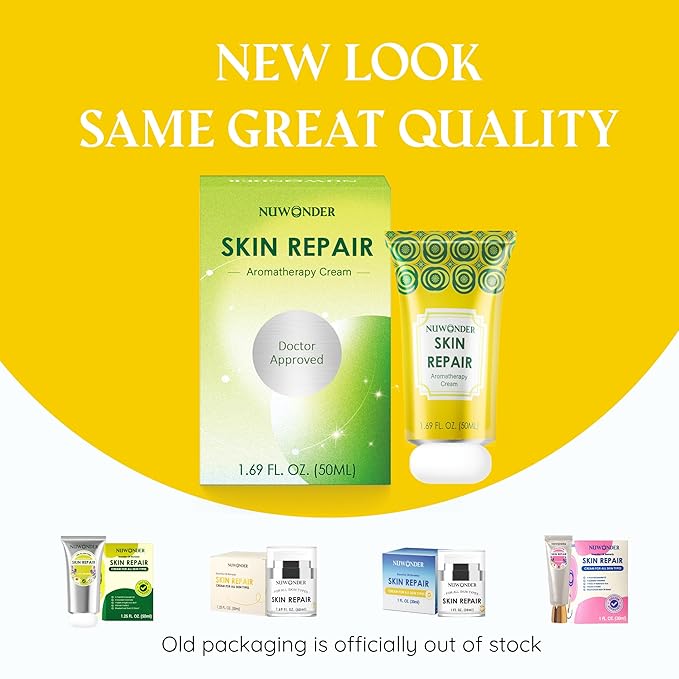 Natural SKIN REPAIR. Clinically tested Aromatherapy. Powerful Essential Oil. Eczema, Dermatitis, Diaper rash, and Sensitive skin. For all skin types. Hypoallergenic, Vegan, Paraben Free. 50ML TUBE