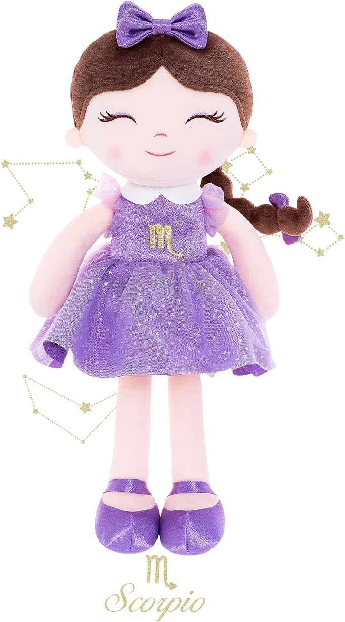 Baby Girl Gifts Plush Dolls Constellations Zodiac Doll Birthday Gift 17 inches Scorpia