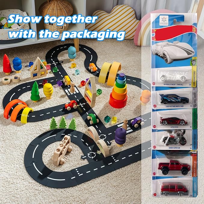 12 Pack Clear Model Car Display Case - Holds up to 120 Cars, Compatible with Hot-Wheels Packaged Diecast Blister, Toy Storage Organizer Wall Mount Display Case