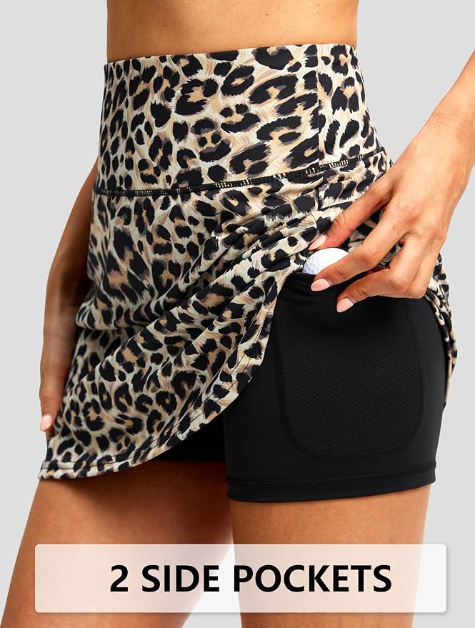 G Gradual 16"/18" Skorts for Women Golf Skirt with 2 Pockets Summer Casual | Built-In Shorts, High Waist, Soft 4-Way Stretch, Breathable Mesh Liner, Tennis Pickleball Athletic Wear, Easy To Match