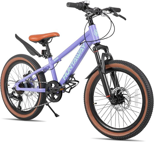 KEANO Huntaway 20 24 Inch Kids Bike for Boys & Girls Ages 7-12 Years Hardtail Mountain Bike for Kids with Aluminum Frame and 7-Speed Drivetrain Children Bicycle