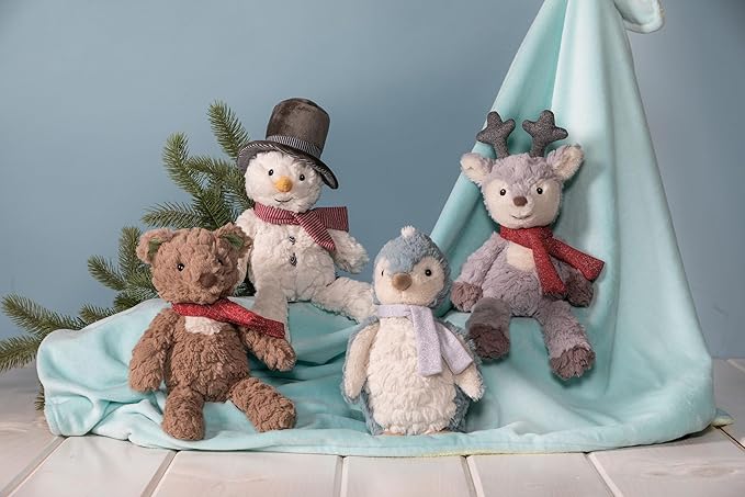Mary Meyer Stuffed Animal Putty Collection Soft Toy, 11-Inches, Twinkles Teddy Bear