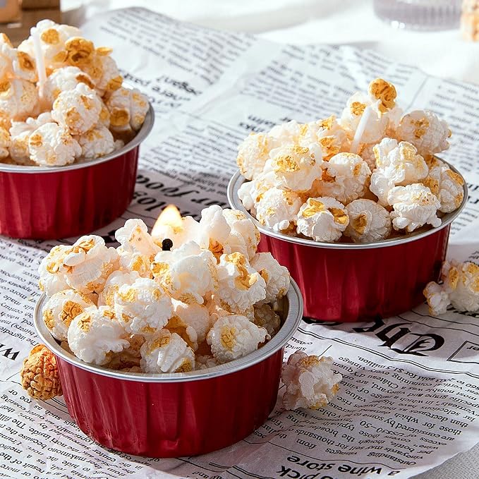 Popcorn Aromatherapy Scented Candle(Creamy)