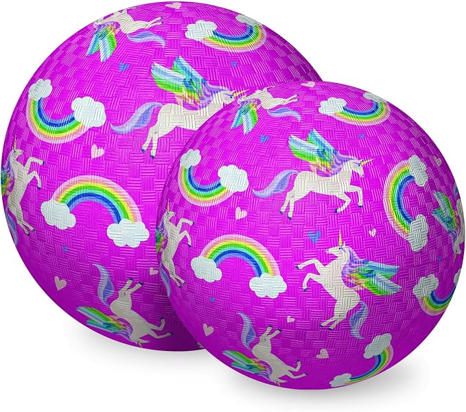 Crocodile Creek Playground Ball - Durable Rubber Ball for Kids Ages 3 and Up - Bouncy Inflatable Ball for Kickball, Indoor Games, and Outdoor Sports - PVC-Free