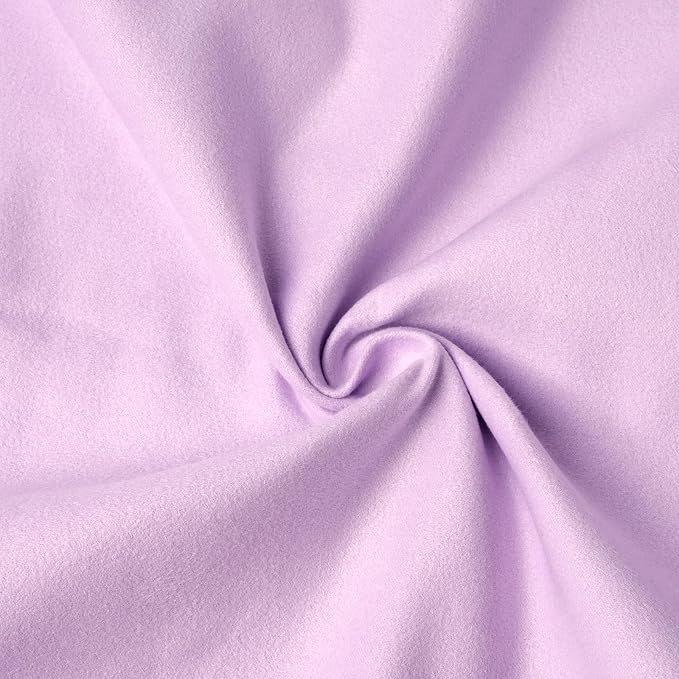 Eunzel Hot Yoga Towel Non Slip Yoga Mat Towel Non-Slip Sweat Absorbent Microfiber Towel for Hot Yoga, Pilates and Workout 72" x 26.5", Taro Purple