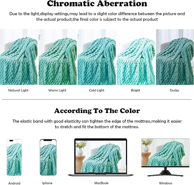 NEWCOSPLAY Super Soft Throw Blanket Sage Green Premium Silky Flannel Fleece 3D Clouds Stylish Jacquard Lightweight Bed Blanket All Season Use 350GSM (Sage Green, Throw(50"x60"))