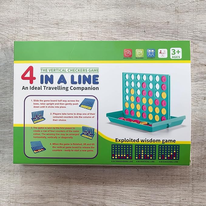 Pup Go 2-Pack Mini Pocket Sized 4 in a Row Board Game for Kids Ages 3+, Perfect Travel Sized Classic Games for Planes and Cars, Fun and Engaging Match Four Game for Children Ages 3 to 8 Years Old