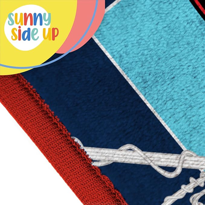Sunny Side Up Marvel Spidey & His Amazing Friends Plush Travel Throw Blanket - Measures 40 x 50 Inches - Super Soft & Cozy Travel Accessories Features Miles Morales & Ghost Spider Gwen