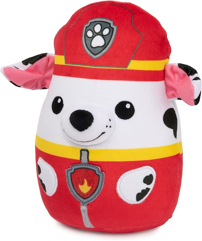 PAW Patrol Marshall Squish Plush, Official Toy from The Hit Cartoon, Squishy Stuffed Animal for Ages 1 and Up, 8”