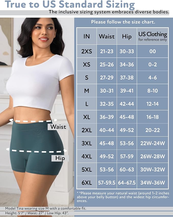 Goat Union Overnight Period Shorts for Women - 2" Absorbent Sleep Period Boyshorts Heavy Flow