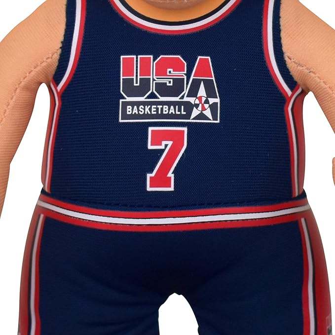 Bleacher Creatures USA Basketball Larry Bird 10" Plush Figure- A Dream Teamer for Play or Display