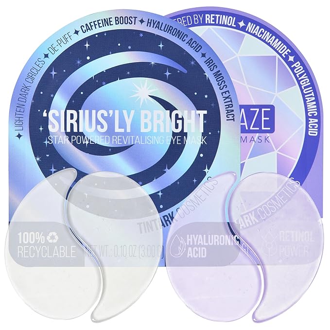 Ultimate Duo-pack Under Eye Patches 28 Pairs, 15-Min Revive Hydrogel Eye Masks with Caffeine Retinol Niacinamide to Reduce Dark Circles Puffiness Wrinkles, Refresh Tired Eyes, Bridesmaid Women Gifts