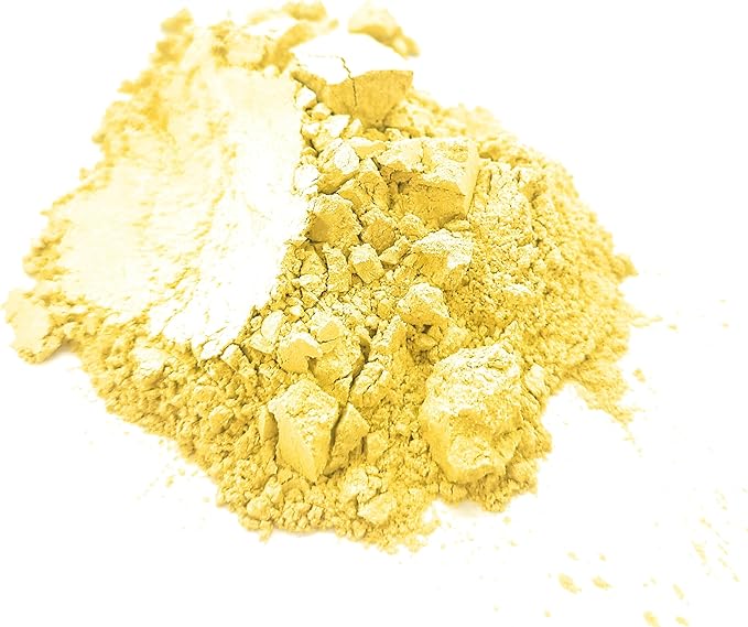 Pearl Mica Powder Pigment Dye - 500 Grams (1.1 lbs) - Best Bulk Price for Fine Arts, Crafting, Painting, Soap Candle Slime Jewelry Making, Epoxy Resin (Yellow AY03)