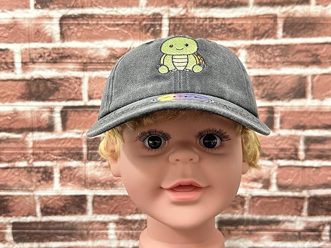 Embroidered Animal Baseball Hats for Boy and Girl