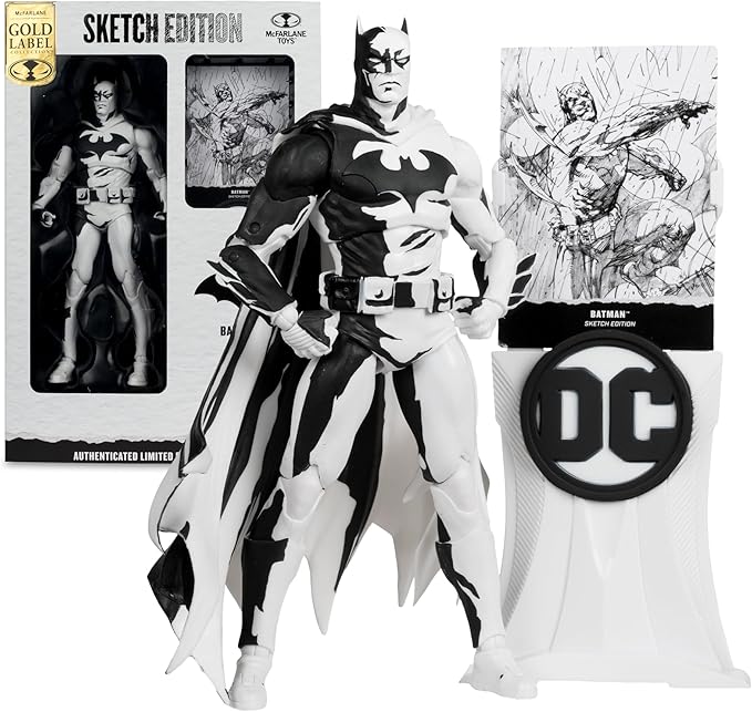 McFarlane Toys - DC - Batman Hush Sketch Gold Label Figure - EE Exclusive