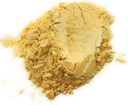 Pearl Mica Powder Pigment Dye - 500 Grams (1.1 lbs) - Best Bulk Price for Fine Arts, Crafting, Painting, Soap Candle Slime Jewelry Making, Epoxy Resin (Yellow AY02)