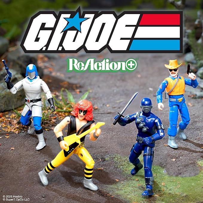 Super7 G.I. Joe Reaction+ Wave 03 (Cartoon) - Wild Bill (Cartoon) Action Figure