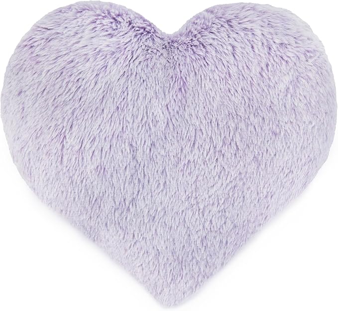 1i4 Group Cozy Microwavable Plush Toys - Heated Stuffed Heart Shape - Heatable Coolable Bedtime Comfort Plushie - Lavender Scent