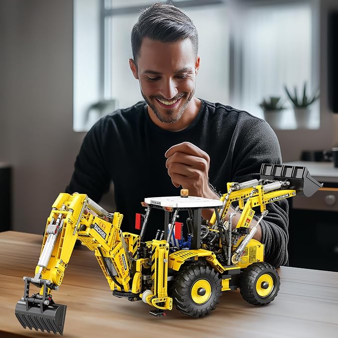 Loader Building Set Toy Excavator 22018 Excavator Toy 2231 Construction Toys, Building Toys for Kids Adults