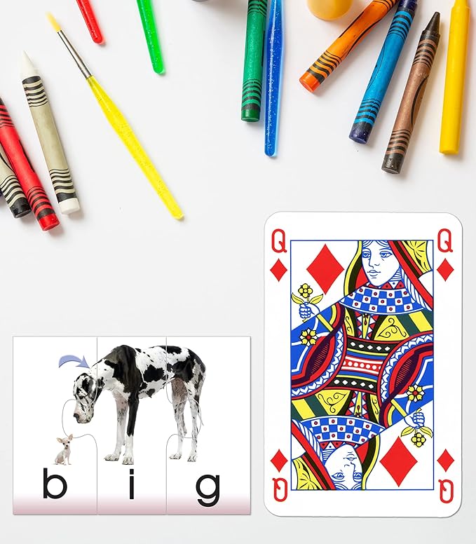 Key Education Big Box of Little Word Toddler Puzzle, Photo, CVC and Sight Words Building Games, Phonics Preschool Learning Activities for Kids Ages 4+