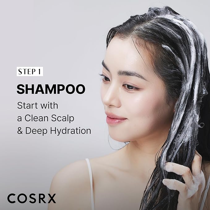 COSRX PEPTIDE 132 Hair Shampoo & Conditioner Set, Double Size (21.36 fl oz) - Dry Scalp Shampoo + Keratin Hair Treatment, Daily Peptide Scalp Care for Dandruff, Itchy or Flaky Scalp