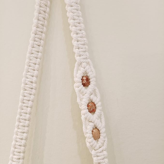 kiido Macrame Yoga Mat Carrying Strap [MAT NOT Included], Hand Woven Multi-Purpose Strap/Carrier