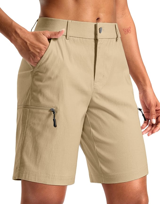 G Gradual Women's 7"/9" Hiking Cargo Shorts Quick Dry Lightweight Golf Outdoor Work Summer Travel Shorts with Pockets