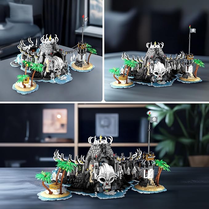Medieval Pirate Bay Building Set for Adults, Medieval Castle Modular Buildings 66012, Stunning Display Piece for Home Decor, Gifts for Collectors and Pirate Bay Enthusiasts 14+ (2650 PCS)