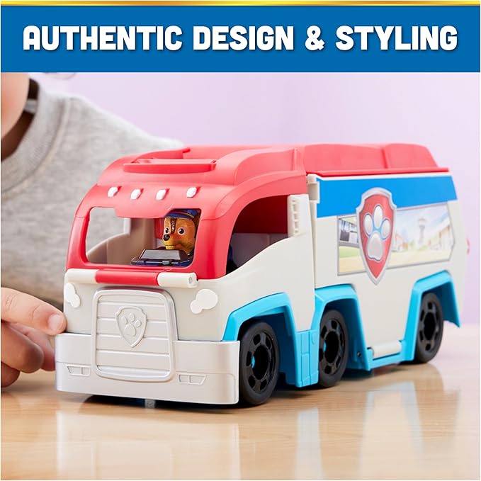 PAW Patrol: Pup Squad Patroller Team Vehicle, Toy Truck with Collectible PAW Patrol Chase Toy Car, Kids Toys for Boys & Girls Ages 3+