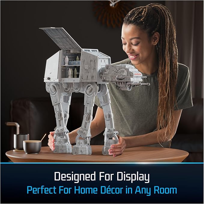 4D Build, Star Wars Imperial at-at 3D Model Kit, Star Wars Collectibles & Desk Decor, Adult Puzzle, Building Toys, 3D Puzzles for Adults & Teens, 238 Pieces, for Ages 12 & Up