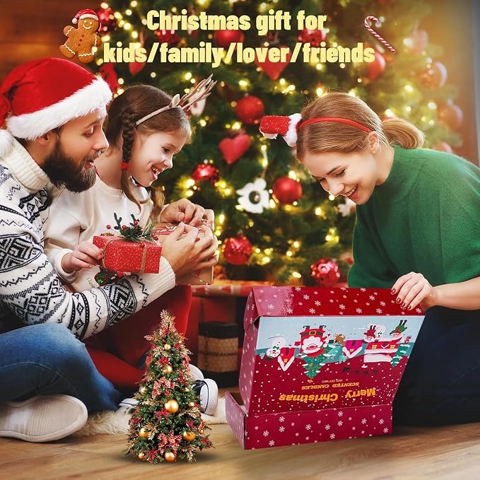 Christmas Scented Candles Gifts Set for Women, 6 Pack 2.5 Oz Candle Set, Natural Soy Wax, Aromatherapy Candles for Birthday, Christmas, Gifts for Her Women