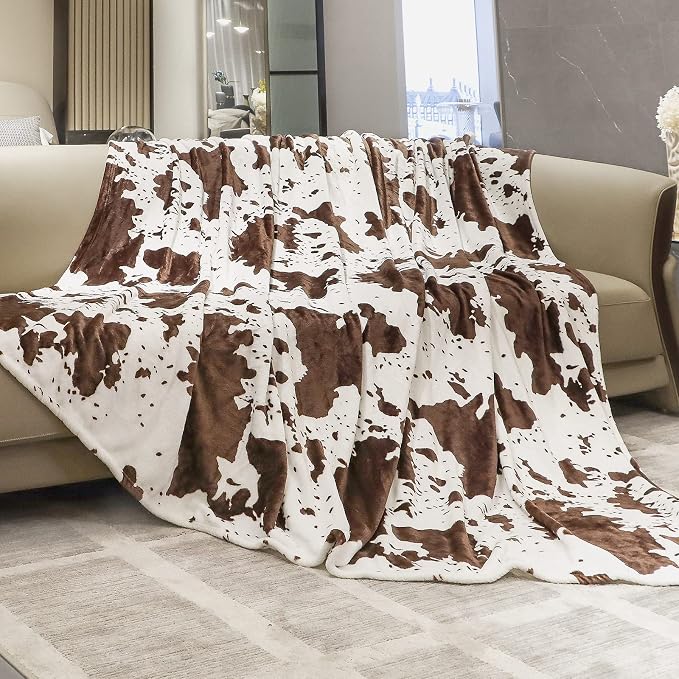 HSEEC Blankets & Throws Queen Size Soft Fleece Blanket Throw Cozy Blanket for Bed Throw 90x90 inches