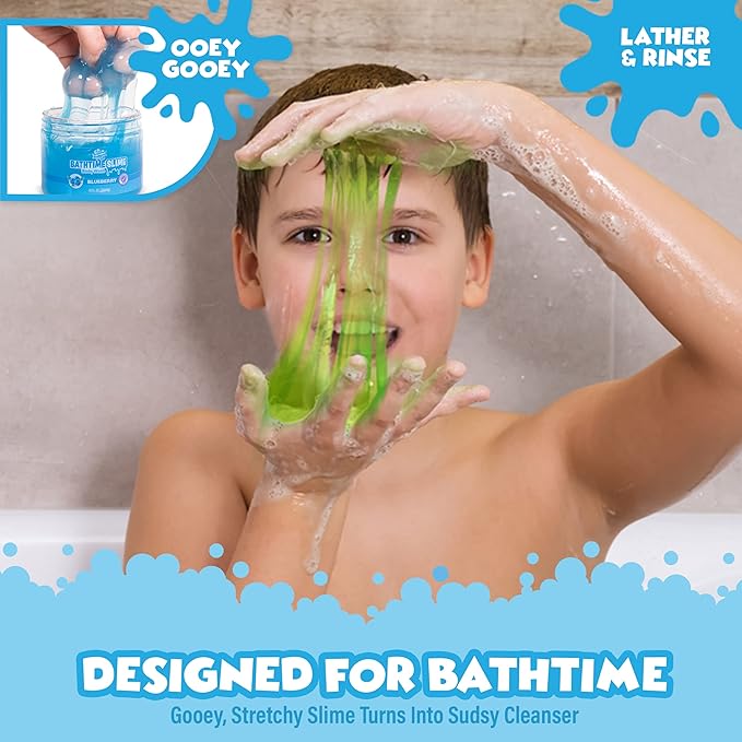 Tub Works Bath Soap & Slime Body Wash, Variety Pack | Nontoxic | Stretchy, Squishy Slime Soap & Gooey, Playful Sensory Fun Kids & Toddler Bath Toys (10 Piece Set)