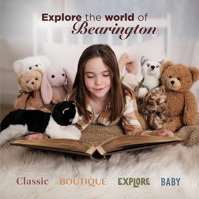 Bearington Lazarus The Love Dragon Stuffed Animal Valentine's Day Plush, Ideal for Valentine's Gift for Kids, Boyfriend or Girlfriend, Stuffy, 11 Inch