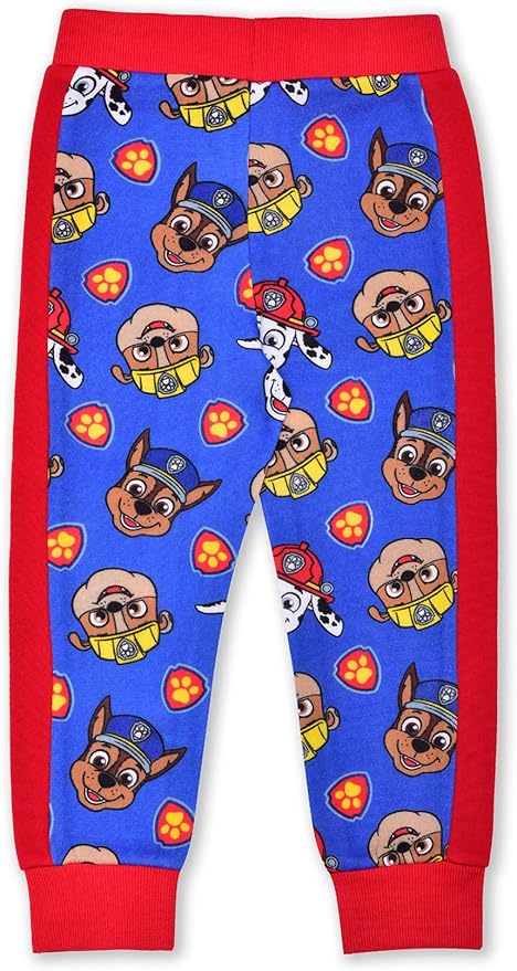 Paw Patrol Nickelodeon Marshall Chase Rubble Boys Sweatshirt and Pants 2 Piece Set for Toddler and Little Kids