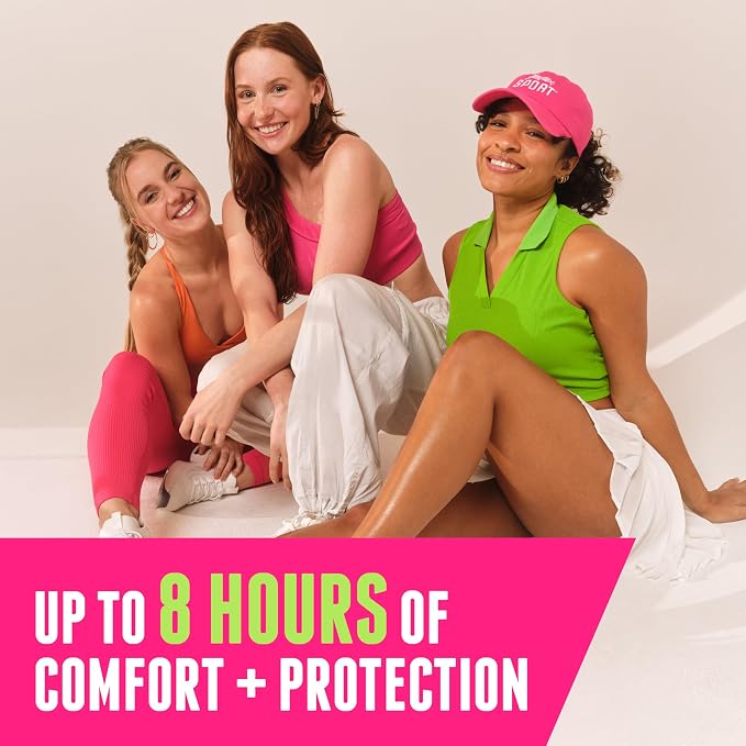 Playtex Sport Odor Shield Tampons Super Absorbency, Unscented - 32ct | Super Tampons for Women, Feminine Care, Playtex Tampon with 360 Leak Defense and Odor Control