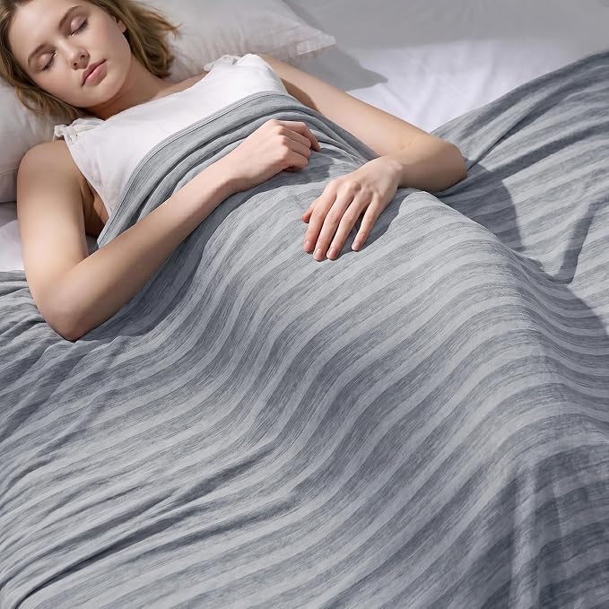 Cooling Blanket 50"x70" Summer Cooling Blanket for Hot Sleepers | Cold Summer Bed Blanket Keeps Cool for Night Sweats, Soft Lightweight Breathable Sofa Blankets for Kid Adults