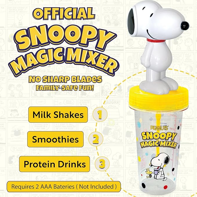 Preschool Drink Mixer for Kids Ages 3+ – Real Working Milkshake & Smoothie Maker | Safe No-Blade Kitchen Toy with Mixing Cup & Straw | Montessori Tool for Toddlers | Mix Chocolate Milk, Juice & More