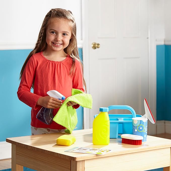 Melissa & Doug Spray, Squirt & Squeegee Play Set - Pretend Play Cleaning Set