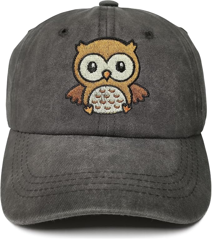Embroidered Animal Baseball Hats for Boy and Girl