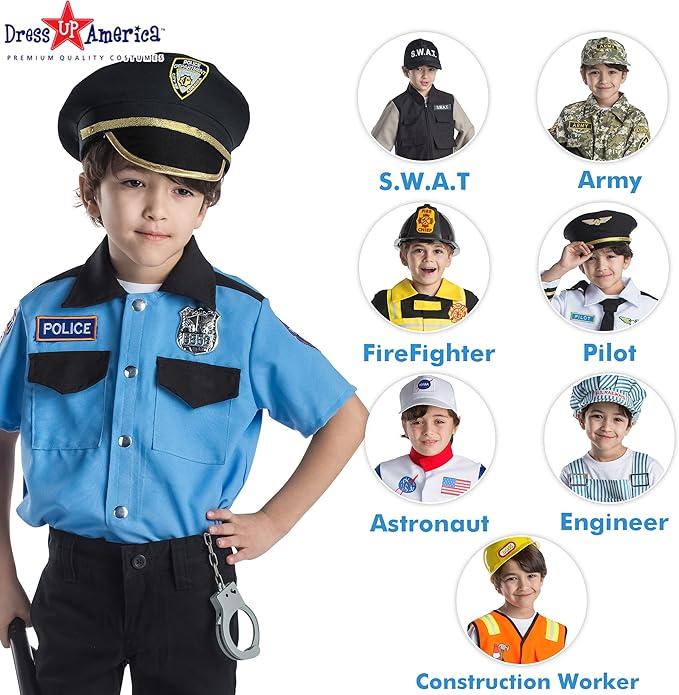 Dress Up America Dress-Up Costumes - Kids Pretend Play Sets - Role-Play Costume Clothes for Toddlers