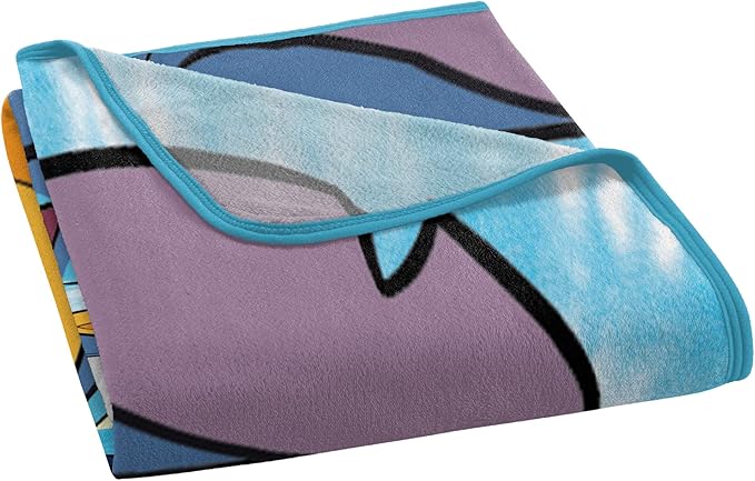 Northwest Lilo and Stitch Micro Raschel Throw Blanket, 46" x 60", Pineapple Surprise