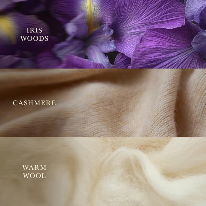 WoodWick Sheer Cashmere Medium Hourglass Trilogy Candle