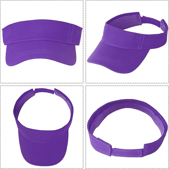 Marrywindix 1 Piece of Sport Wear Athletic Visor Sun Sports Visor Hat Visor Adjustable Cap for Women and Men